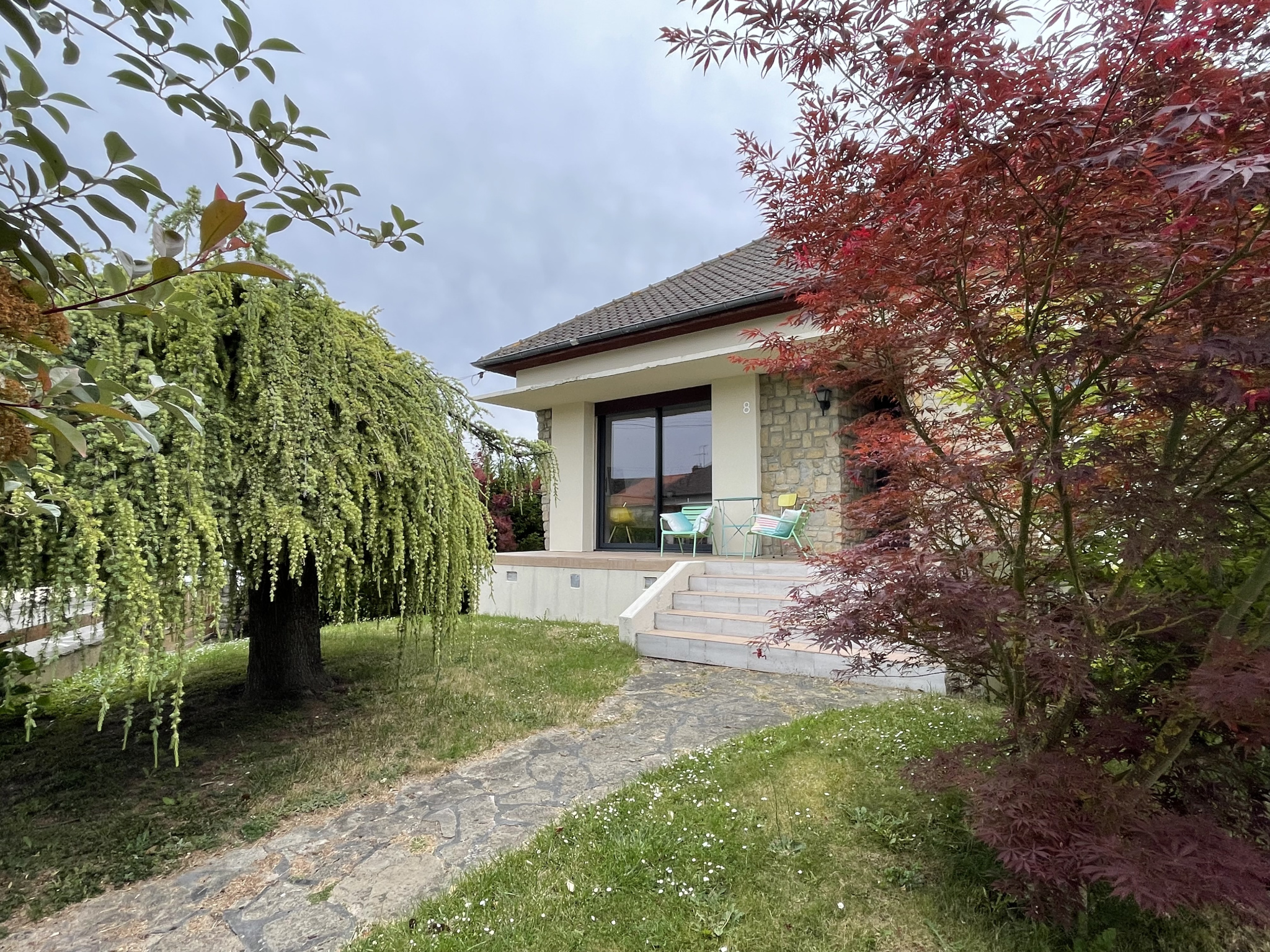 Immo80 – L'immobilier à Amiens et dans la Somme-POULAINVILLE : JOLI PAVILLON T4 sur sous-sol complet