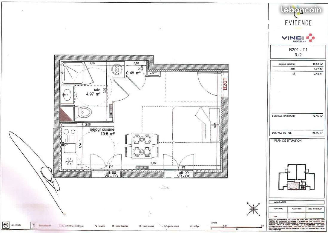 Immo80 – L'immobilier à Amiens et dans la Somme-AMIENS – secteur GARE : STUDIO IDEAL ETUDIANT(E)
