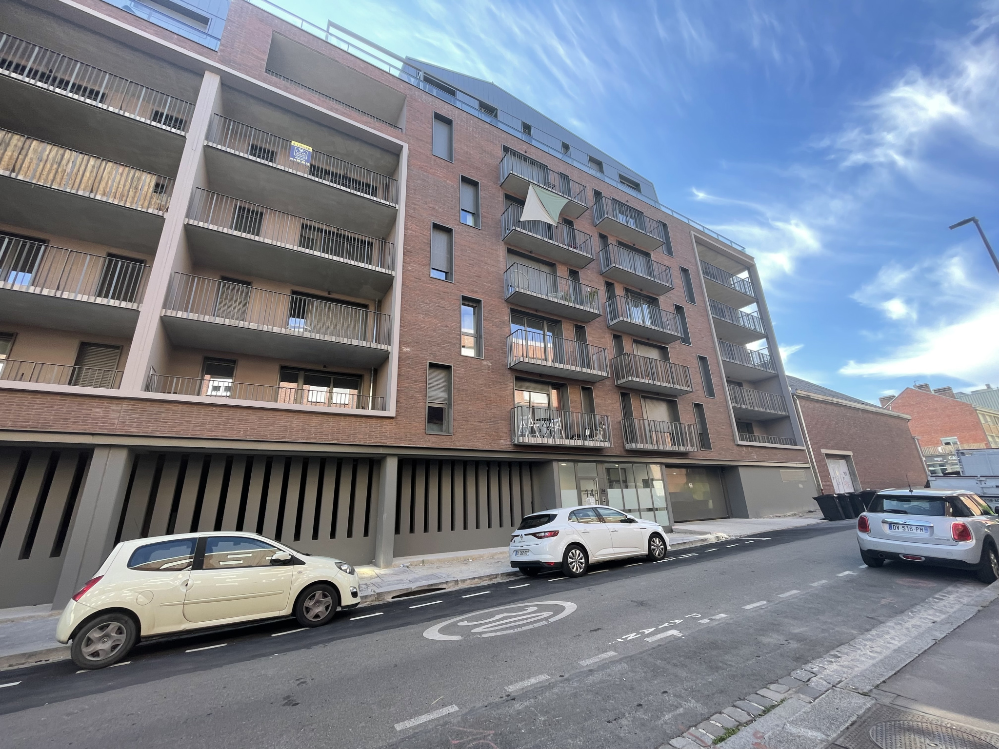 Immo80 – L'immobilier à Amiens et dans la Somme-AMIENS CENTRE VILLE : BEL APPARTEMENT NEUF de 69 m2 avec loggia de 12 m2 et parking en sous-sol