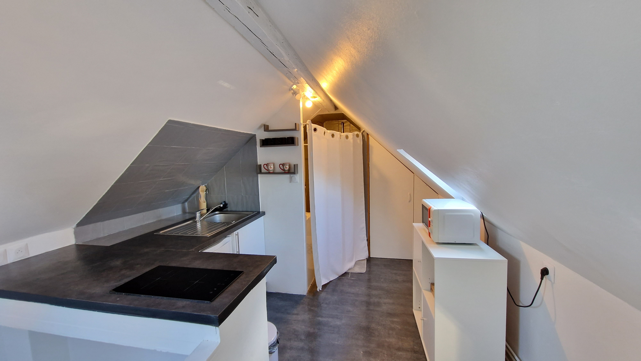 Immo80 – L'immobilier à Amiens et dans la Somme-AMIENS – QUARTIER ST PIERRE – CHARMANT T2 MEUBLE EN DUPLEX