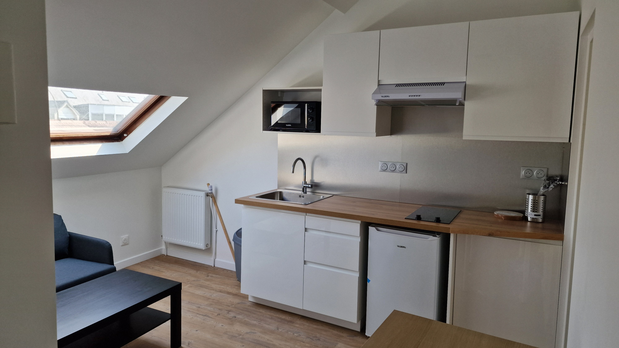 Immo80 – L'immobilier à Amiens et dans la Somme-AMIENS RUE OCTAVE TIERCE – à 2 pas de la Citadelle : APPARTEMENT T1 BIS mansardée