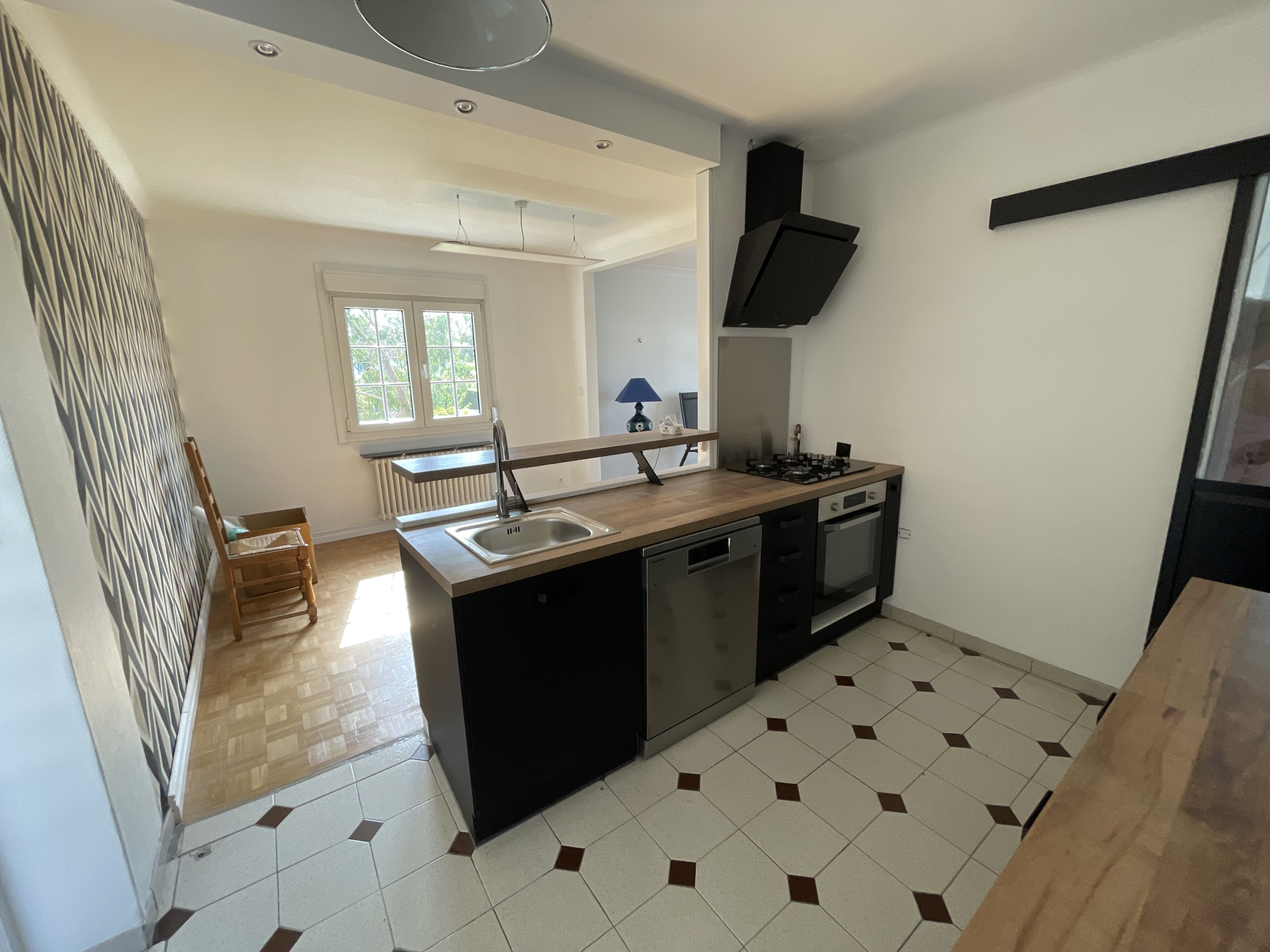 Immo80 – L'immobilier à Amiens et dans la Somme-AMIENS – secteur Avenue de la Defense Passive : PAVILLON INDIVIDUEL T3 sur sous-sol complet