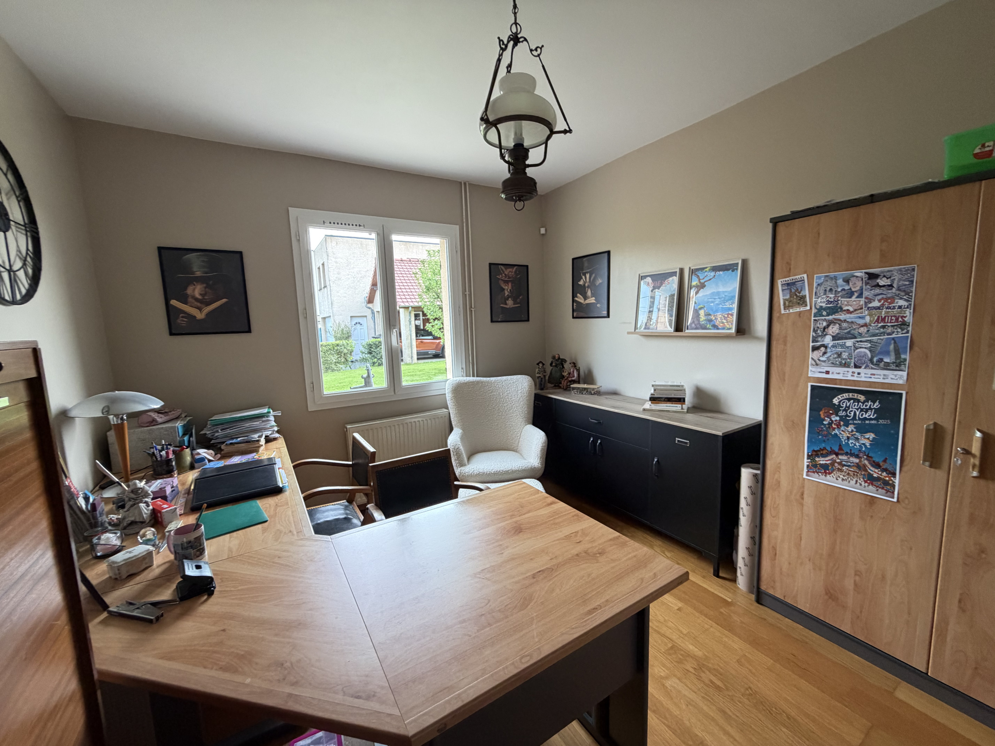 Immo80 – L'immobilier à Amiens et dans la Somme-SAVEUSE : PROPRIETE AVEC 3 GARAGES et TERRAIN