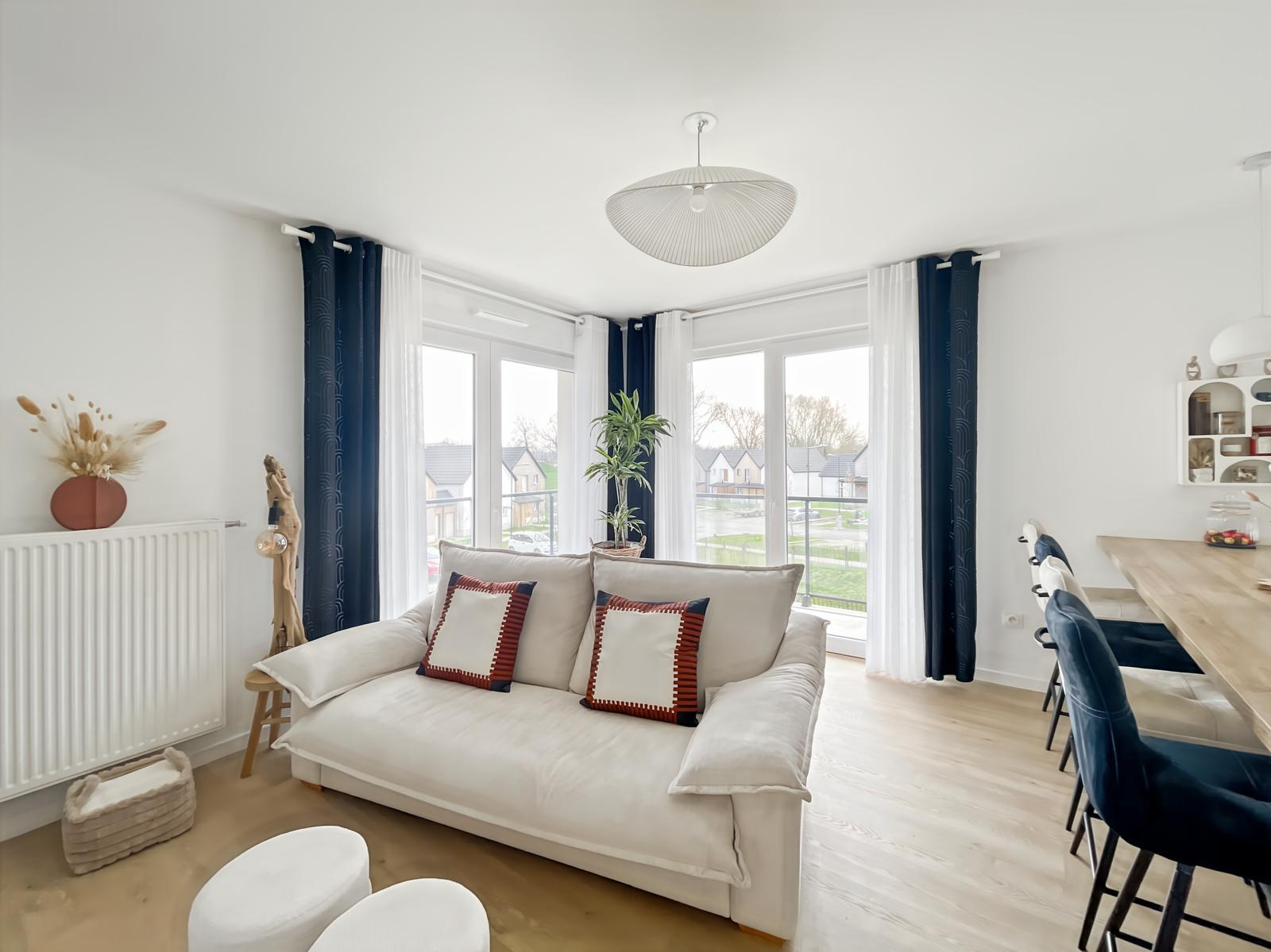 Immo80 – L'immobilier à Amiens et dans la Somme-PRODUIT EXCEPTIONNEL à SAINT VALERY SUR SOMME : APPARTEMENT T3 AVEC 2 GARAGES