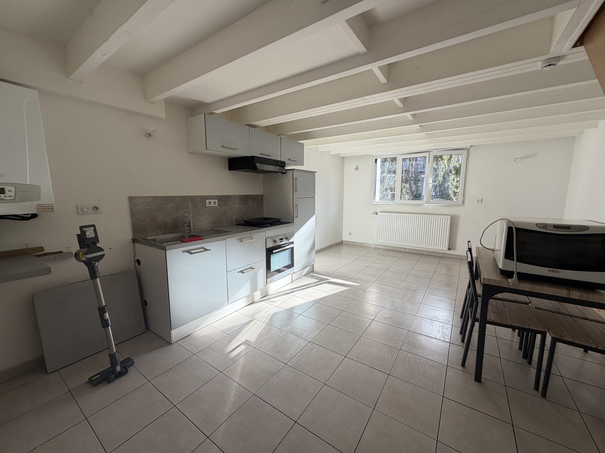 Immo80 – L'immobilier à Amiens et dans la Somme-AMIENS SECTEUR GARE : BEL APPARTEMENT T2 EN DUPLEX